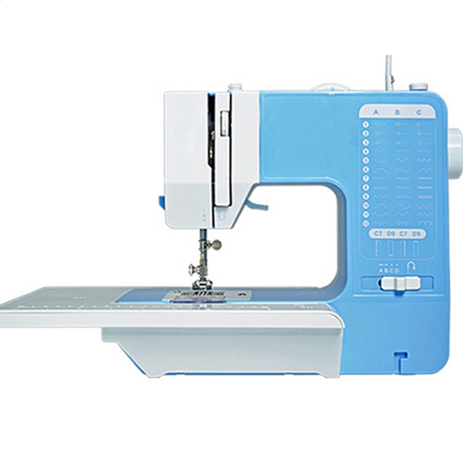 Youlijia 738 Cross-border Hot Selling Household Sewing Machine Mini Portable Lock Edge Buckle Eating Thick Household Sewing