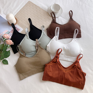 Factory direct explosions new Korean version of the bear thread wrapped breast tube beauty back sports bra underwear women's interior