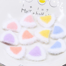 小猫耳朵毛毛发饰可爱韩版辅料发卡发饰包包发夹配件辅料秋冬毛绒