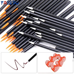 50 Baking Tracing Pens, Fondant Cake Coloring Pens, Fine Brushes, Writing Outline Pens, Dessert Decoration Painting Brushes