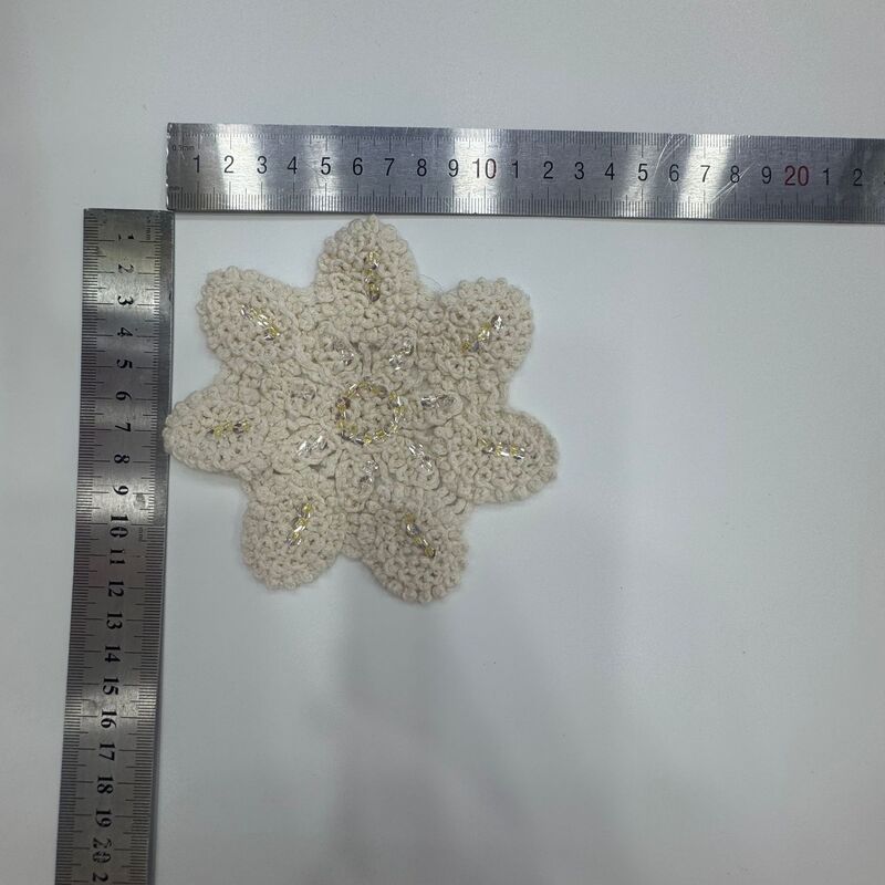 厂家批发 刺绣花边服装辅料DIY布贴机织仿手钩粗棉服饰服装辅料|undefined