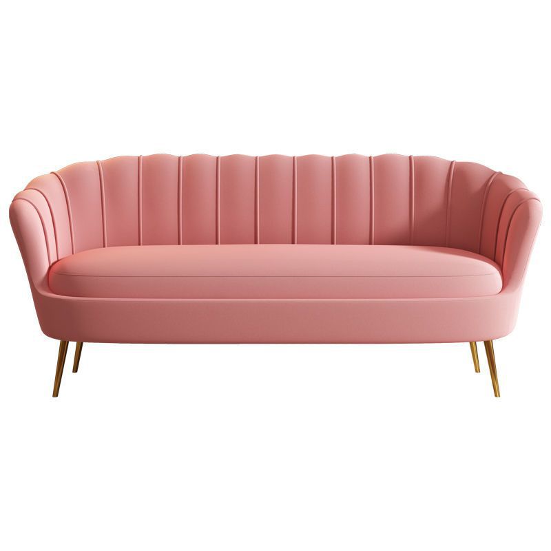 Red sofá dormitorio doble nórdico pequeño tipo de lujo sala de estar tienda de ropa de alquiler pequeño sofá de tres