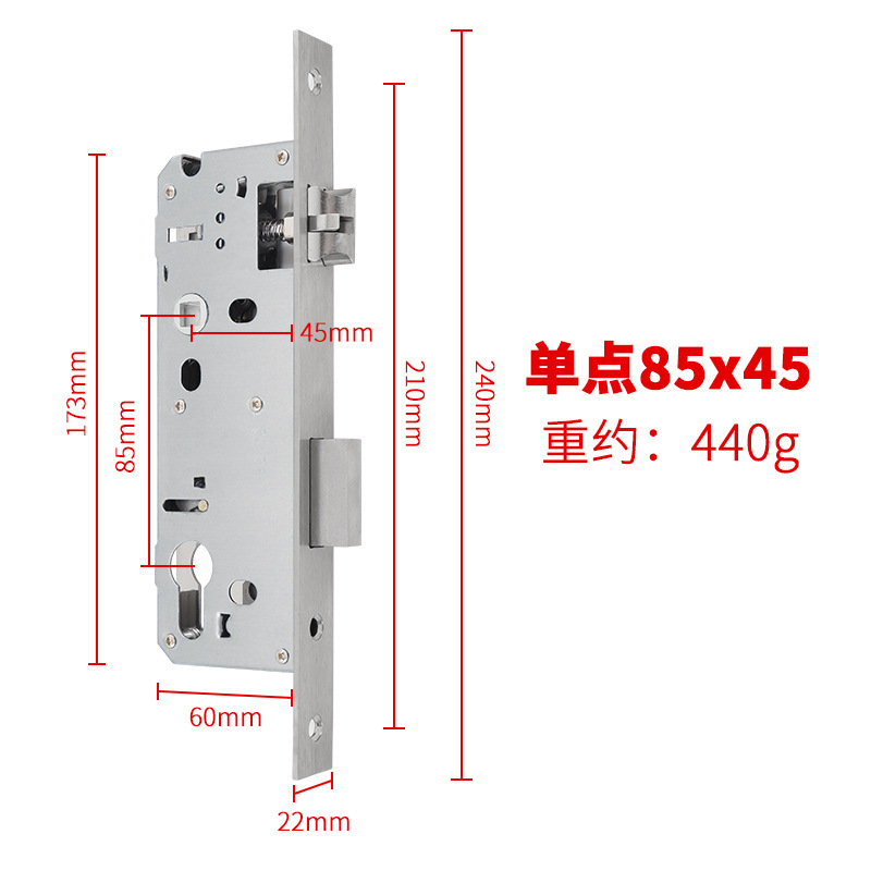 単点多点ステンレスロック体8535 8520 8530断橋アルミ合金ドアロック具卸売りクロスボーダー専用供給|undefined