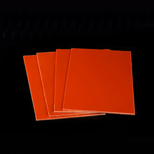 橘红色电木板现货批发零切胶木板刻字铣槽防静电绝缘电木板厂家