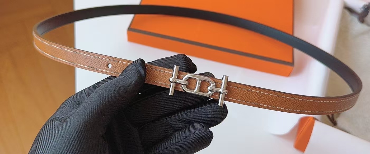 Earth yellow with silver buckle