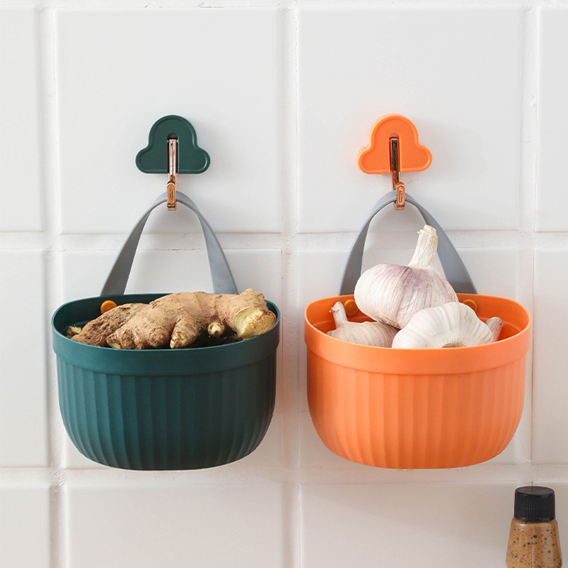 【Free Shipping】Ginger and Garlic Storage Basket Storage Basket…