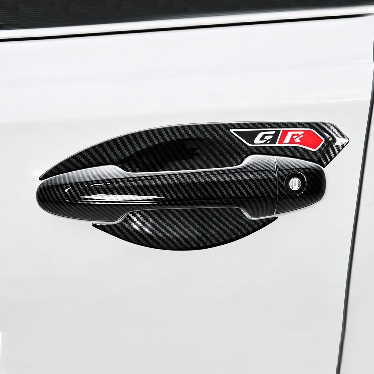 Suitable for 16-26 Models of Toyota Hilux Door Handle Protection Stickers, Door Handle Decoration, Anti-Scratch