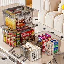 家用多功能收纳箱衣物玩具透明整理箱大容量塑料手提密封储物箱子