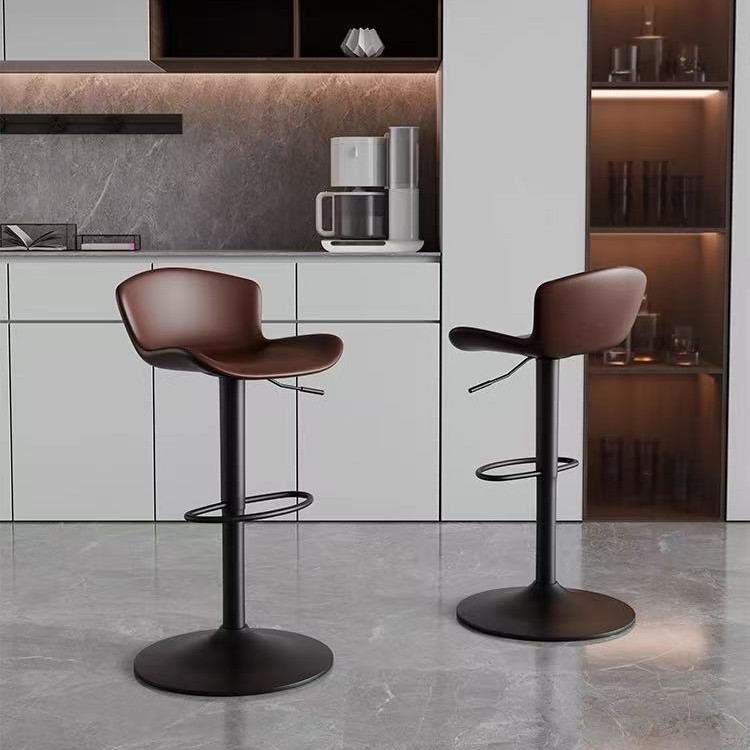 Nordic Adjustable Bar Chair Modern Simple Bar Chair Home Light Luxury High Stool Backrest Chair Bar Stool Front Desk Table and Chairs