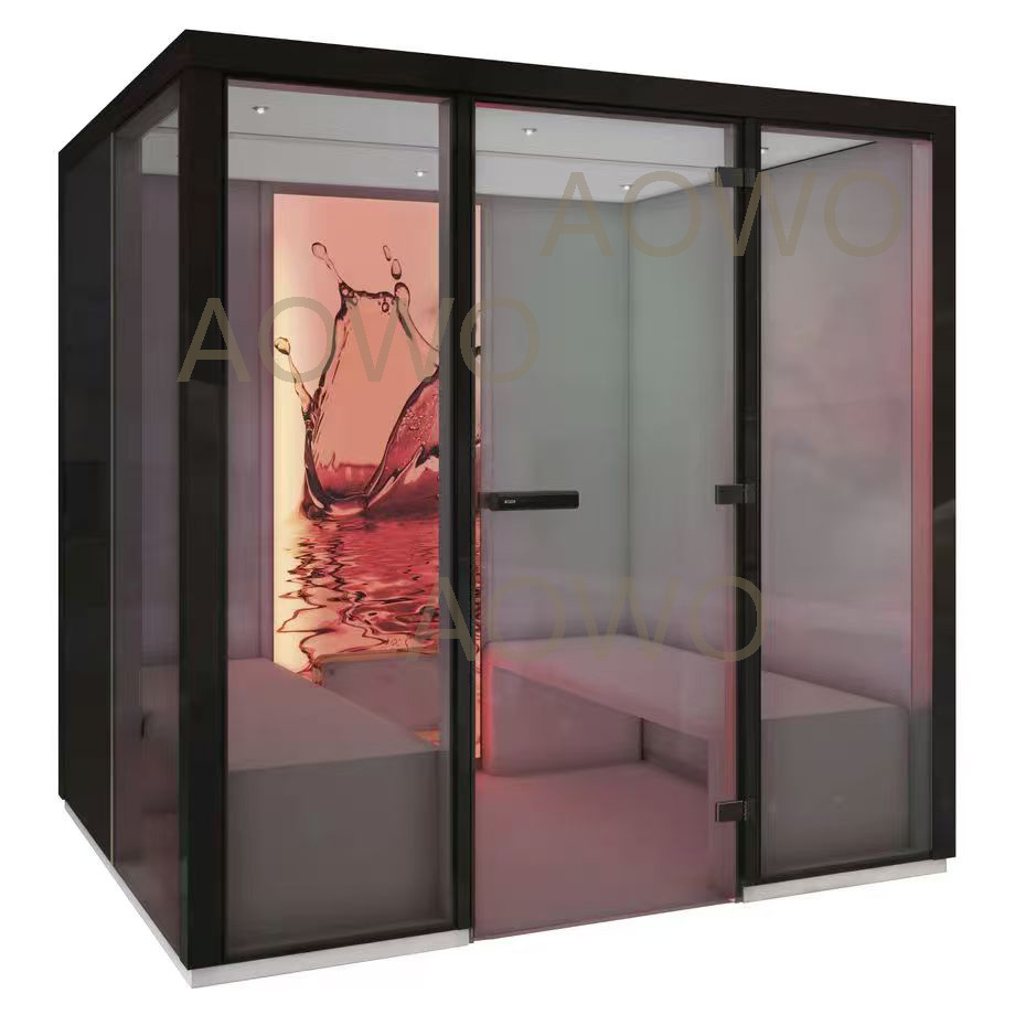 Sala de ducha con sauna casa de ducha integral no estándar sala de vapor húmedo seco sala de ducha integral