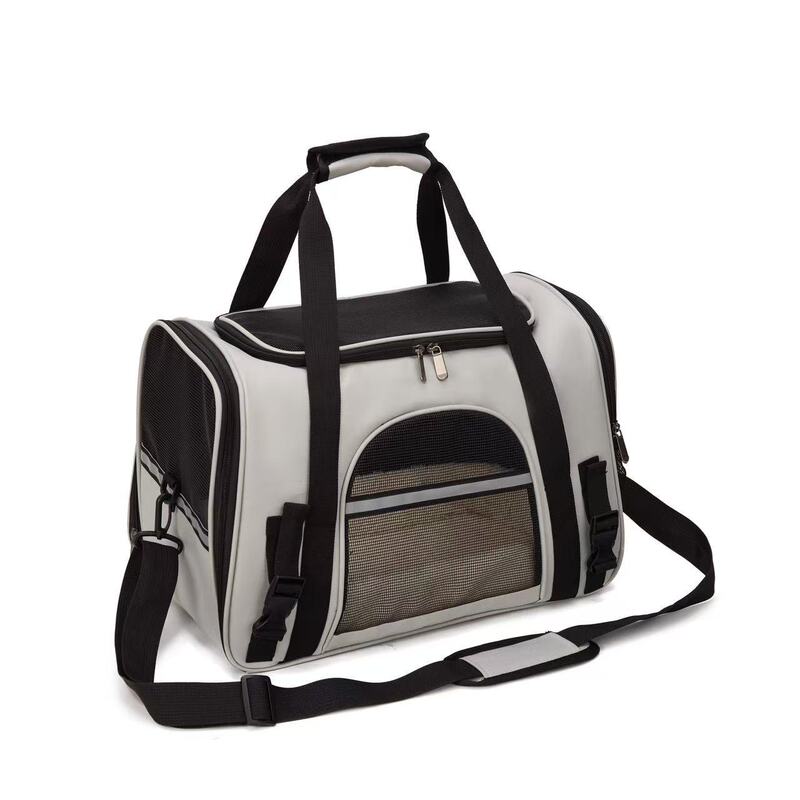 Portable Cat and Dog Carrier Bag, Breathable Foldable Pet Bag, Car-Mounted Cat and Dog Carrier Bag, Wholesale Large-Capacity Portable Cat Carrier for Outings