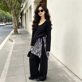一片式高级感屁帘女2026新款春夏复古设计感韩系叠穿下摆系带裙罩