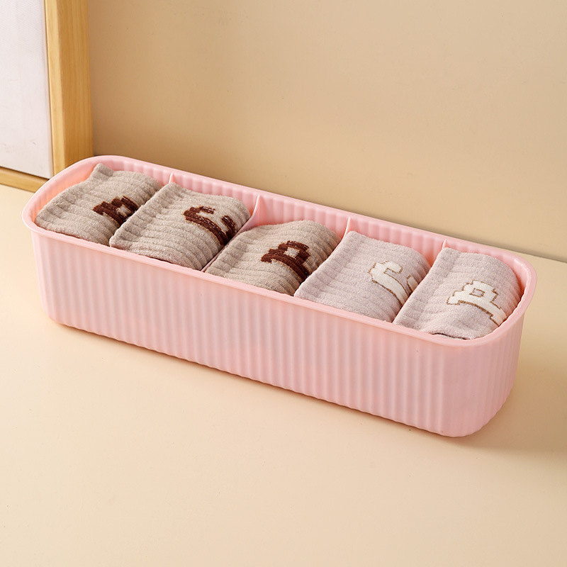 靴下収納ケース家庭用仕切り下着下着多格整理ケース引き出し式収納神器分格収納ケース|undefined