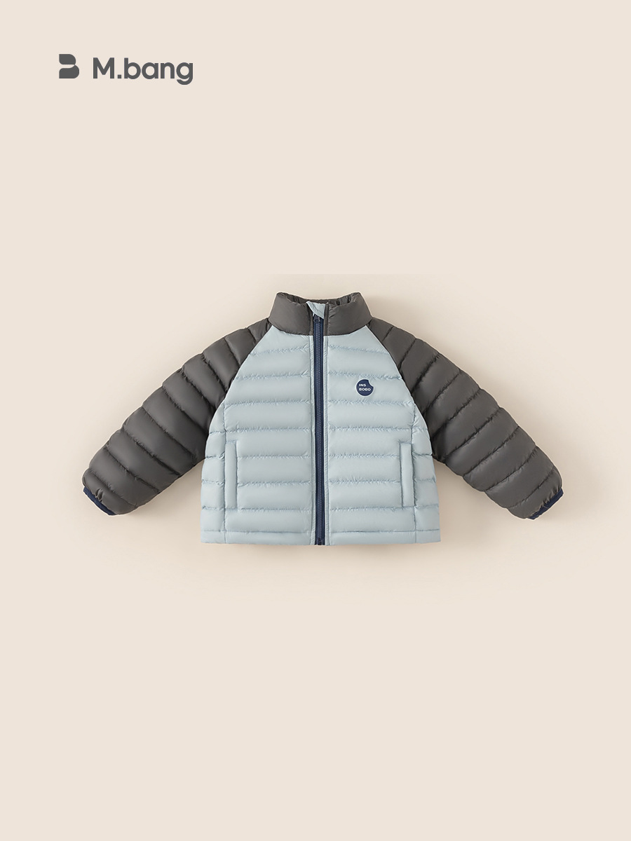 Yubao chaqueta de plumón ligera para niños, chaqueta de invierno blanca para niños, nuevo chaqueta con capuchón caliente para bebés