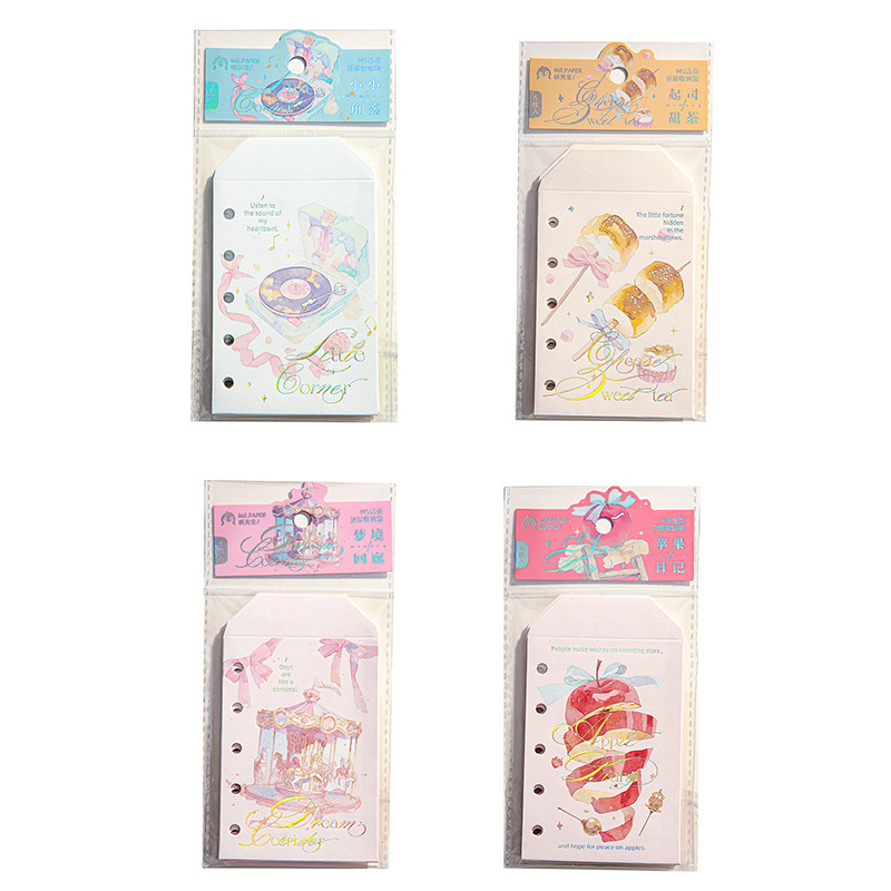 Mr. Paper M5 bolsa de almacenamiento de notas de día diez series de recuerdos de estudiantes coreanos en bolsa de notas de notas