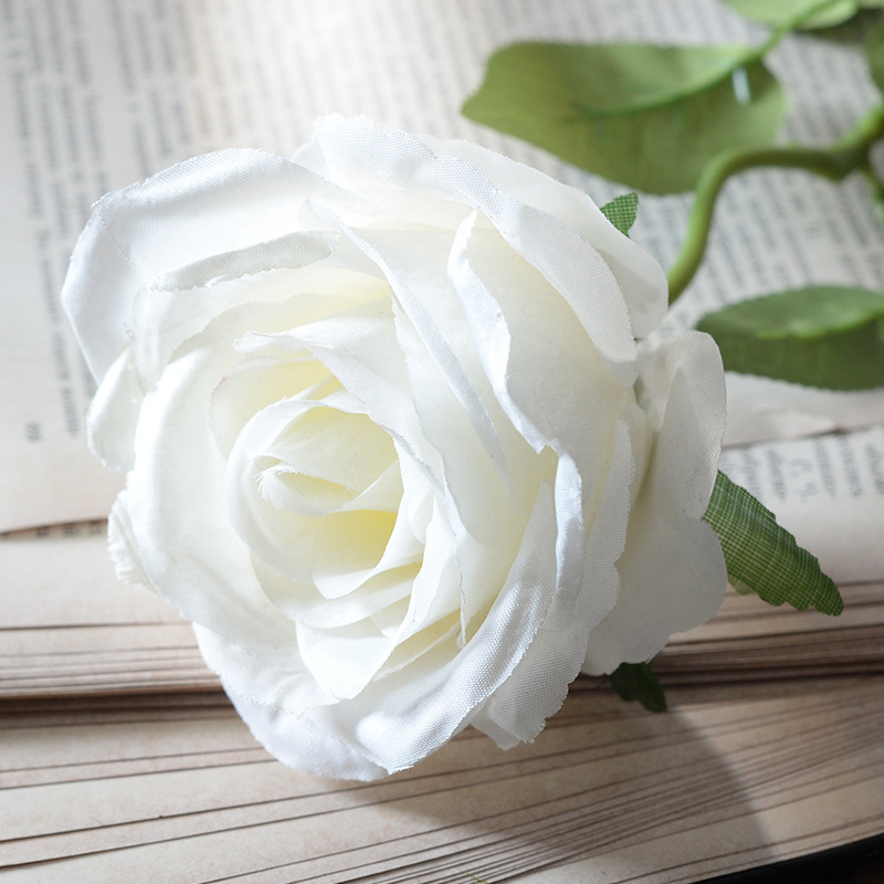 Large silk cloth white