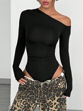 A 62993 Off Shoulder Bodycon Jumpsuit б�������� ŷ�������