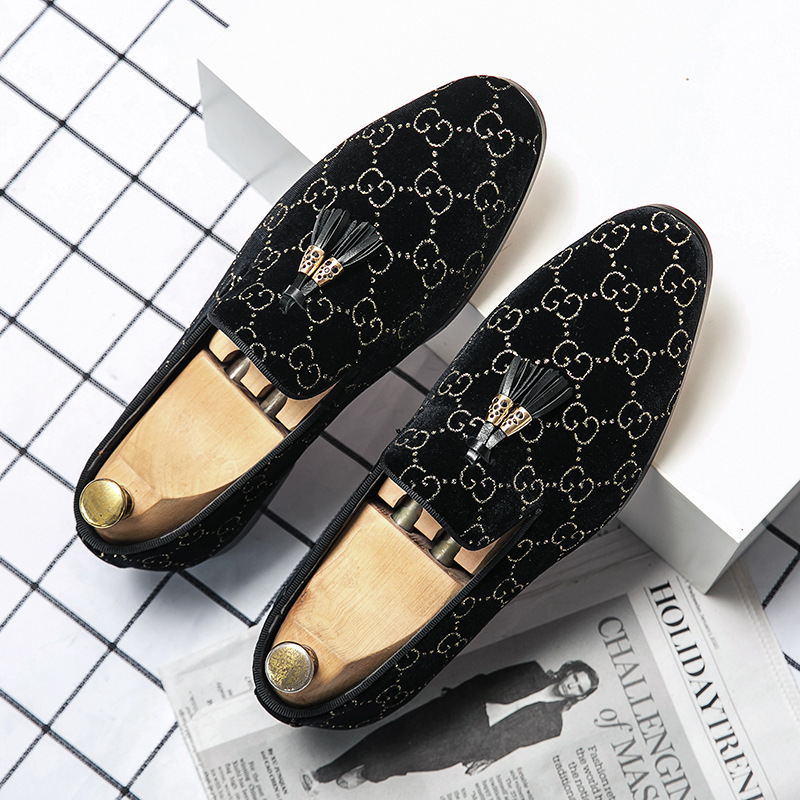 Trend shoes all-season English style, casual big slip-ons, 2022, plus size, Korean style 4