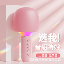 K歌麦克风话筒音响一体儿童唱歌无线蓝牙家庭KTV娱乐音箱礼品定制
