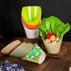 火鍋烤肉涮肉多用蔬菜桶蔬菜拼盤密胺耐摔餐具