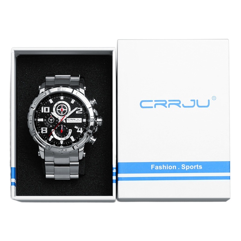 Caja de reloj blanca cuadrada CRRJU