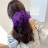 Advanced big hairpins, crab pin with bow, hair accessory, hairgrip, internet celebrity, 2022 collection, high-end