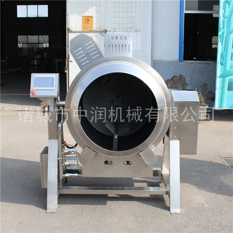 炒菜食堂滚筒炒锅 炒花生米饭的滚筒炒货机器设备