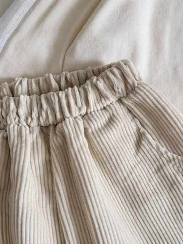 Spring and autumn girls 'trousers, cute lace corduroy cotton leggings, casual sweet girl bloomers