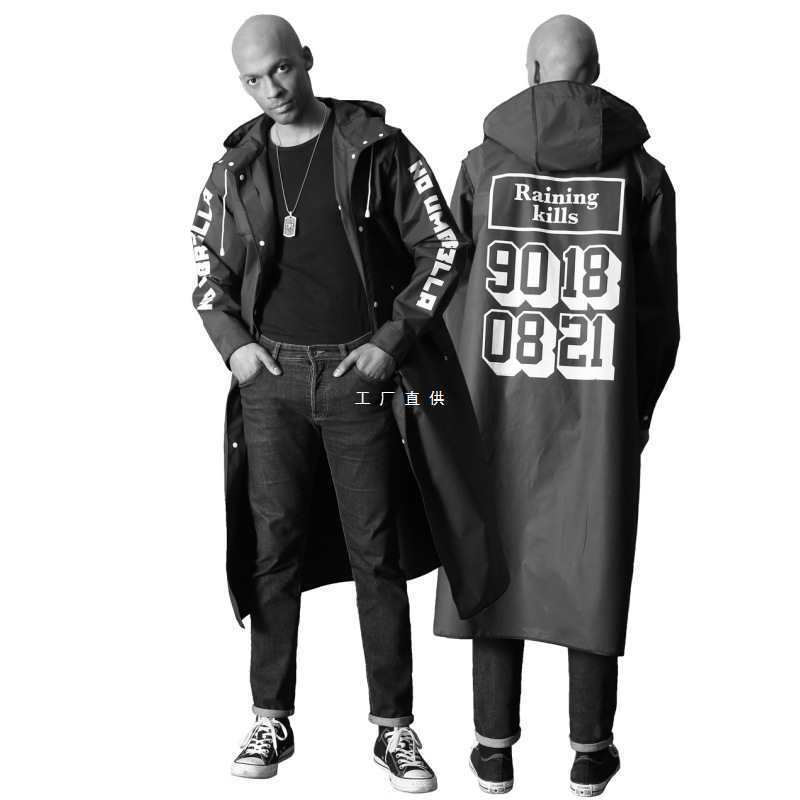 Raincoat men's long full body rainproof single female summer outdoor riding student bicycle electric car poncho tide
