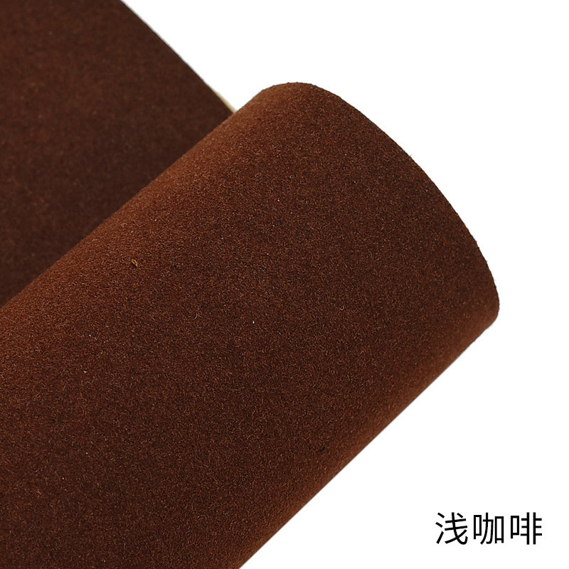 短毛植绒布自粘绒布婚庆汽车装饰家具沙发背胶绒布不干胶柜台内衬|undefined