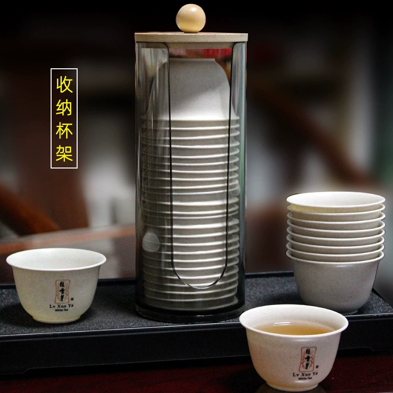 Одноразовая легкая роскошная чайная чашка кунг-фу высокого класса действительно открыта для дегустации.