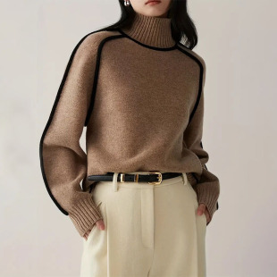 Winter sweater for leisure, woolen long-sleeve, custom-made, 2025 years, oversize