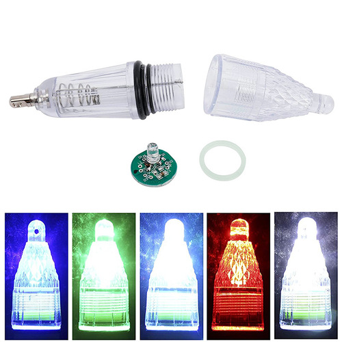 Night fishing lure light LED model deep sea underwater lighting fish aggregation light portable fish attracting light multi-color wholesale