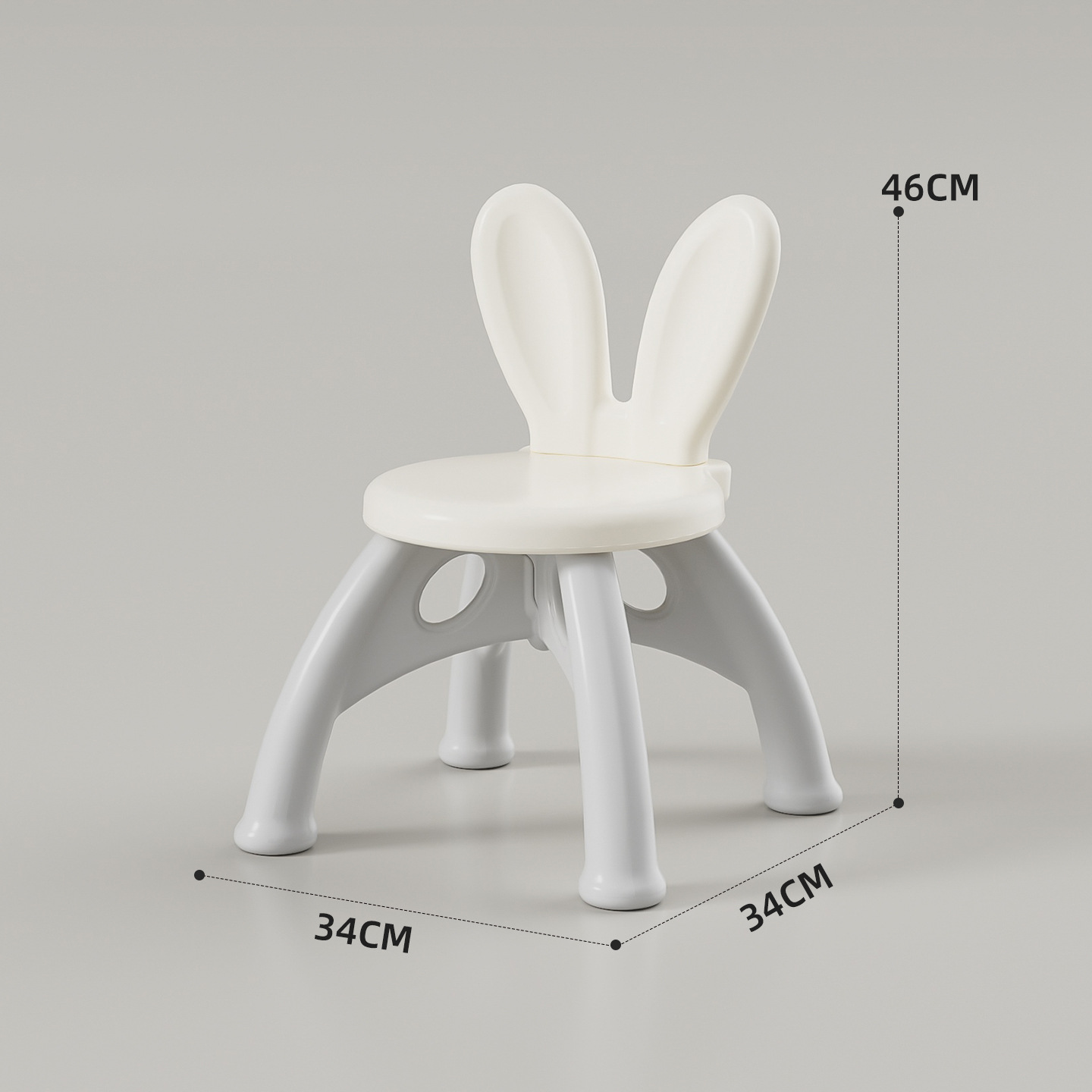 Muebles de plástico para niños al por mayor, jardín de infantes grueso, adultos pueden sentarse, bebés de 1 - 3 años tienen asiento de taburetes respaldados. image 6