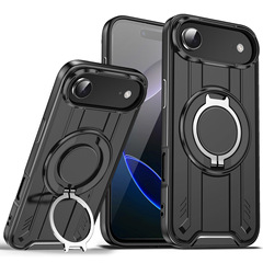 跨境适用iPhone17promax手机壳领胜苹果16磁吸旋转支架防摔保护套