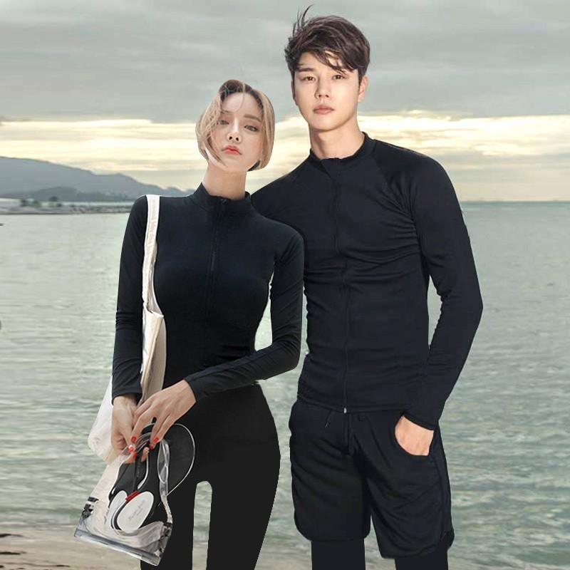 Sunscreen Quick-drying Diving Suit Men's Split Long-sleeved Trousers Jellyfish Suit Couple's Warm Swimsuit Women's Snorkeling Surfsuit