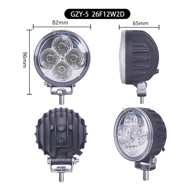 Vans led spotlight 12v24v automóvil LED farol cosechadora motocicleta eléctrica super brillante transformación luz de marcha atrás