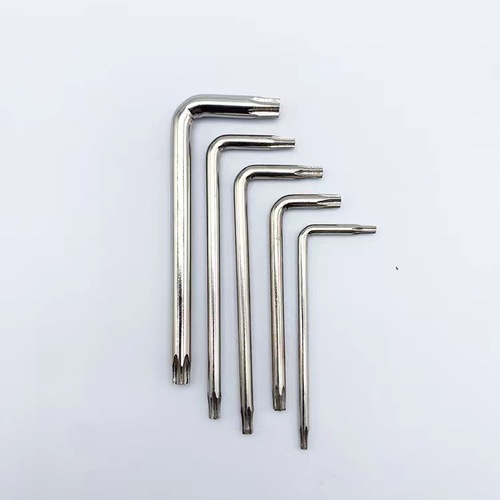 Hole-drilled hardened rose joint T6 T8 T10 T15 T20 T25 T30 T40 T45 L-type wrench two-sided star wrench