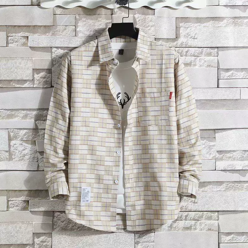 Brand trend shirt, thin jacket, Korean style