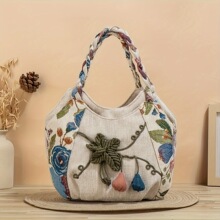 K 74261 Ethnic Woven Handbag ������֯����� �羳ŷ��