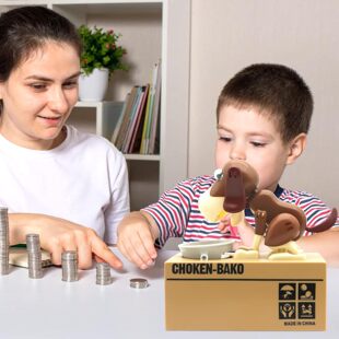 Foreign trade new money dog piggy bank new strange money dog piggy bank money fan money dog box piggy bank