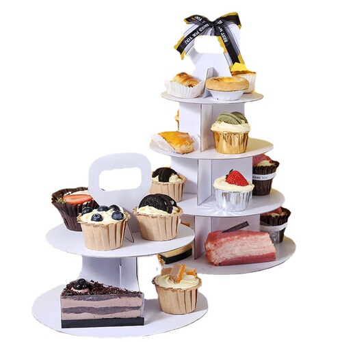 Multi-layer dessert packaging box cake box dessert table disposable mousse portable dessert stand afternoon tea packaging box