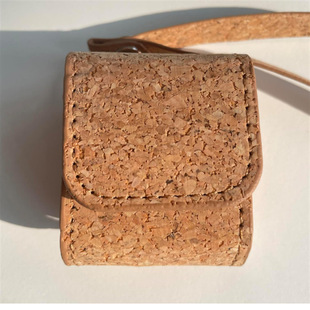 Red Riding Book Same Style Soft Wood Pattern Bluetooth Headphone Bag Compression-resistant Drop-resistant Bluetooth Headphone Case Wireless Bluetooth Headphone Case