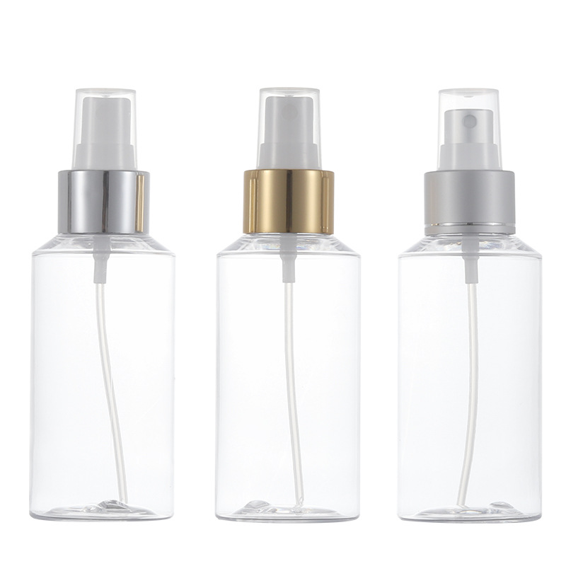 Xumin embalaje 100mL botella de plástico transparente cosméticos botella sub-botella oblicua hombro puro Rocío botella de pulverización de tóner