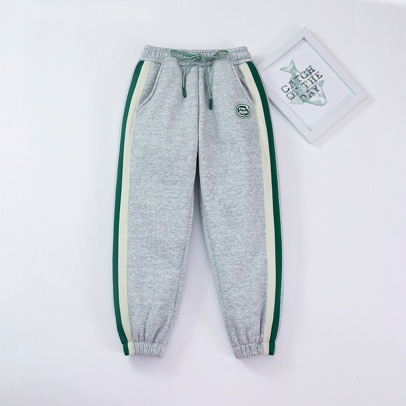 Little Maven pantalones gruesos europeos y americanos para niños pantalones de invierno forrados de lana para niños pantalones casuales para el hogar