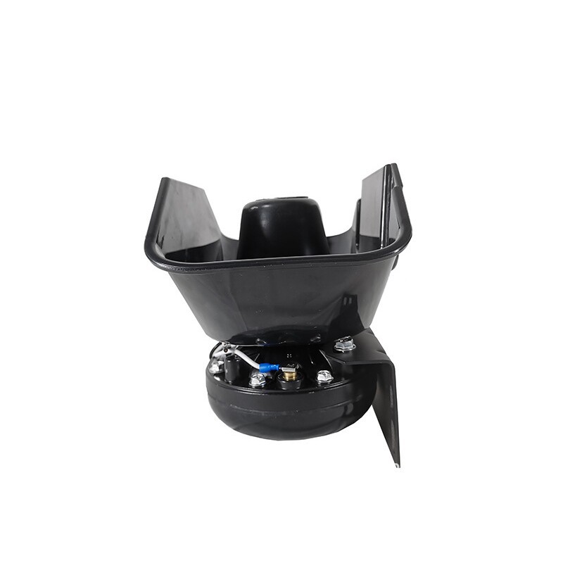 12V Car Alarm Speaker 200W High-Power Loudspeaker Siren Speaker Slanted Design Black Horn Speaker
