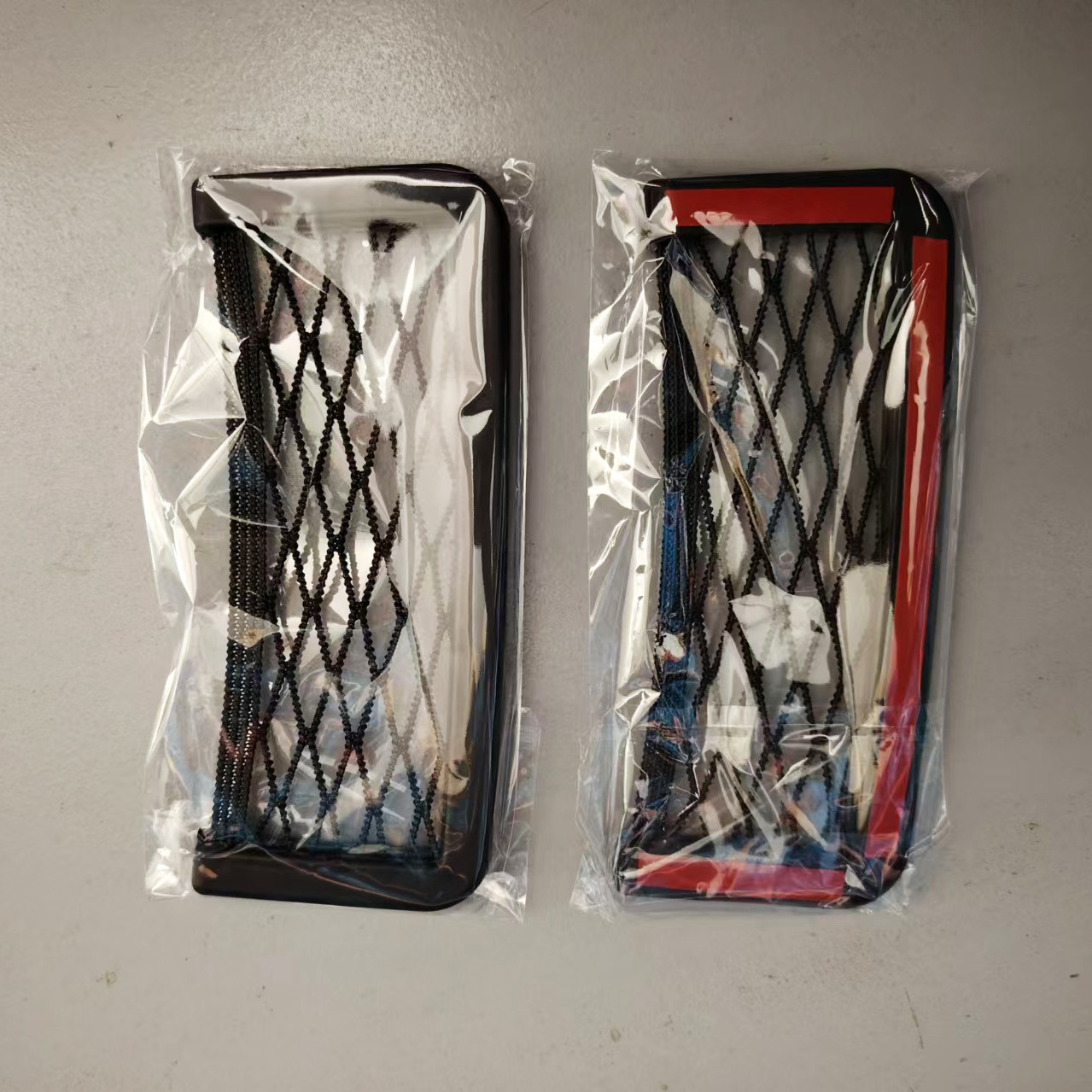 Red de almacenamiento de teléfono móvil de coche de bolsillo de almacenamiento de coche suministros de coche bolsa de almacenamiento de coche rejilla de almacenamiento universal para todos los modelos