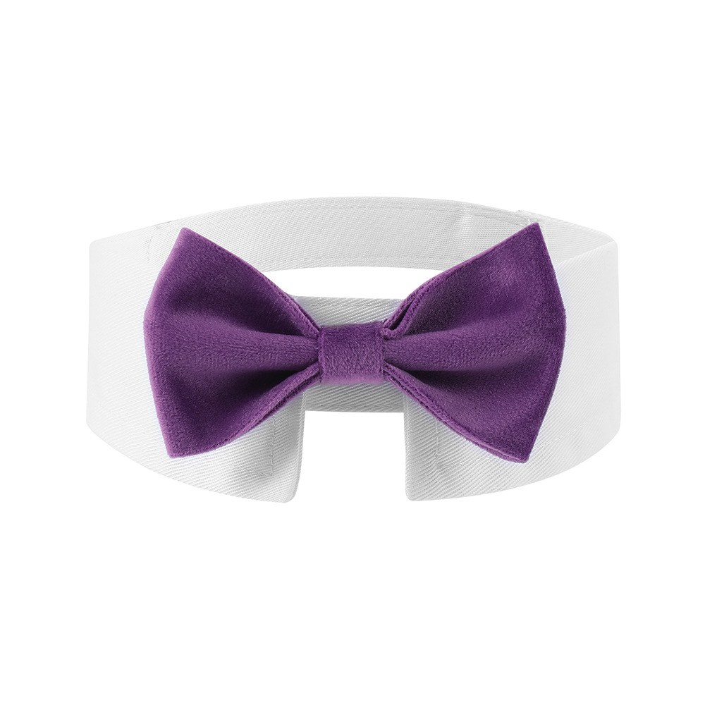 Fabricante spot transfronterizo nuevo guapo mascota corbata velcro ajustable accesorios de mascota arco