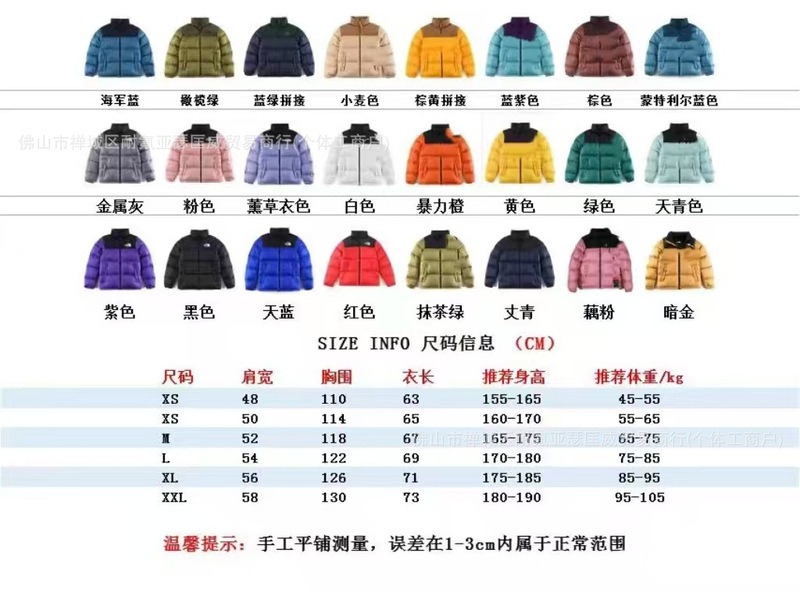 美版北脸TNF1996羽绒服鹅绒外套防风男女防水百搭情侣款保暖羽绒|undefined