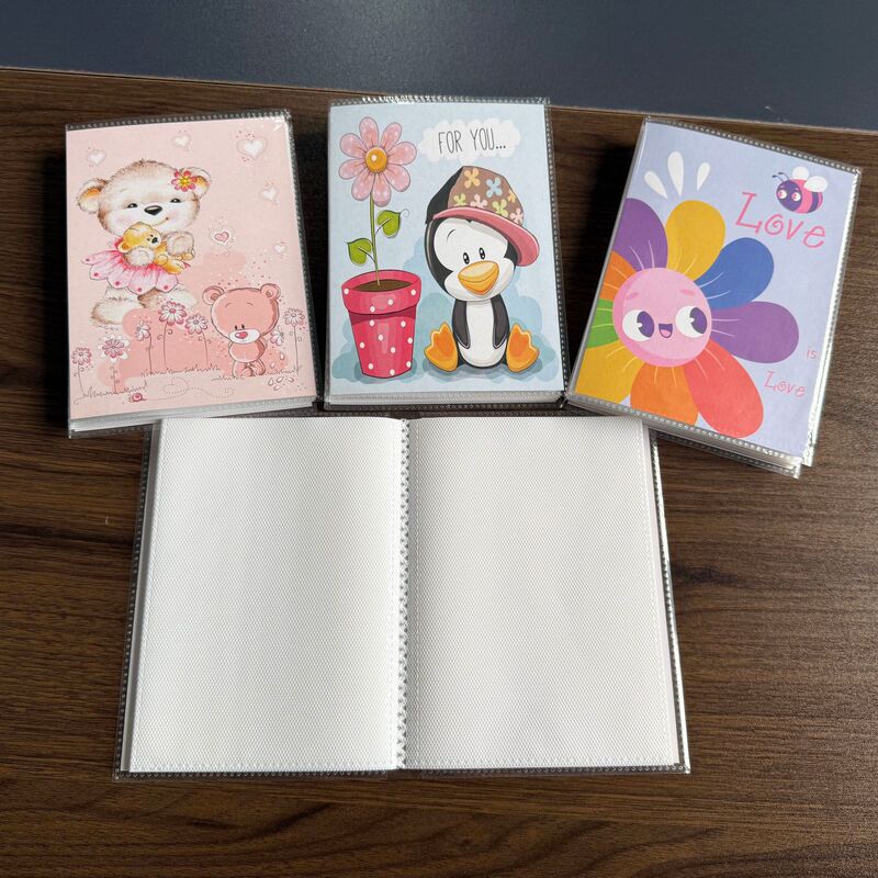Soft Leather Photo Album 6 Inches 36 Simple Inserts 4*6Pp Photo Album Vertical Placement Kidsren's Stall Cross-Border Wholesale Delivery